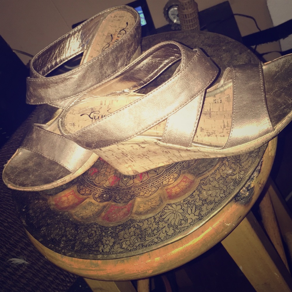 Kenneth Cole Reaction Cork Platforms